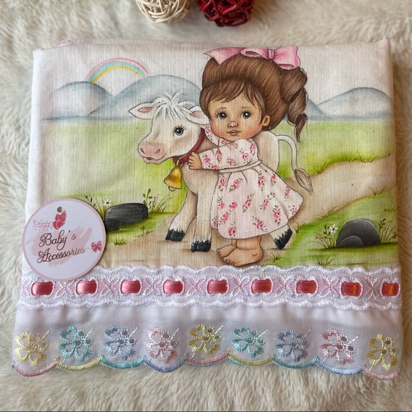 Muslin baby swaddle (Handmade) - Picture 2 of 16